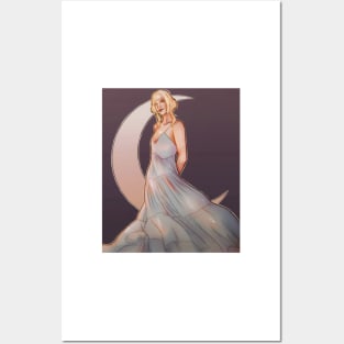 Aurora Aksnes Moon Digital Sticker Print Posters and Art